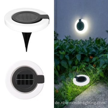 360 Grad rotierende LED -Solar -Antriebsgartenlicht